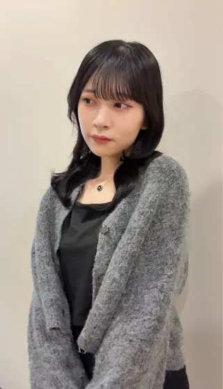 セミロング ヘアアレンジ レイヤー✖️韓国 🇰🇷/藤藪孝太のヘアスタイル