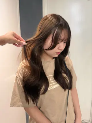 ロング 韓国・透明感カラー ／堀江／みずき🐩のヘアスタイル