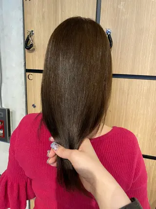 セミロング 髪質改善サロン 梅田/ヨナミネのヘアスタイル
