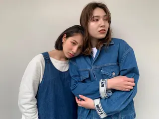 カラー パーマ ミディアム CEINE PATHのヘアスタイル