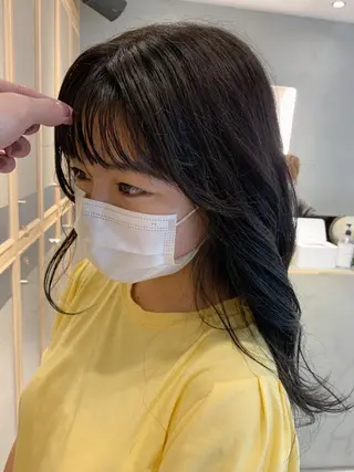 セミロング カラー チバ タクミのヘアスタイル