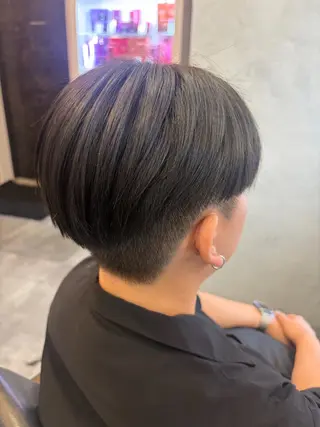 ショート three_ ナオキのヘアスタイル