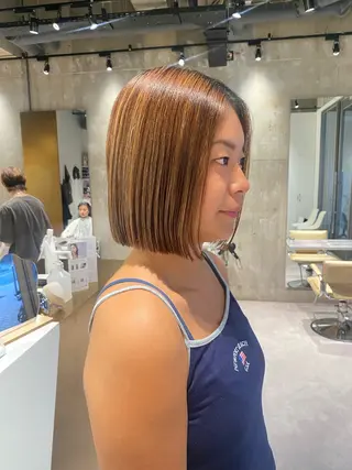ショート mina🪐立川駅/ 無料ショートカットのヘアスタイル