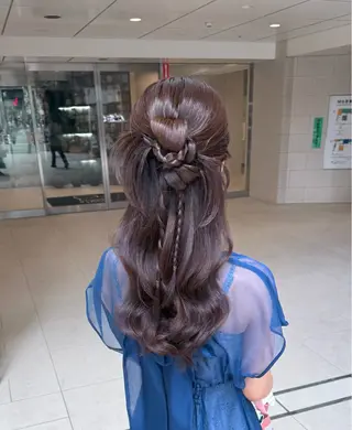 ヘアアレンジ 再現性重視ショート/ レイヤー/ヘアセットのヘアスタイル
