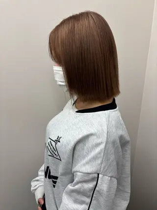ショート とき/髪質改善/透明 感カラー☘️のヘアスタイル