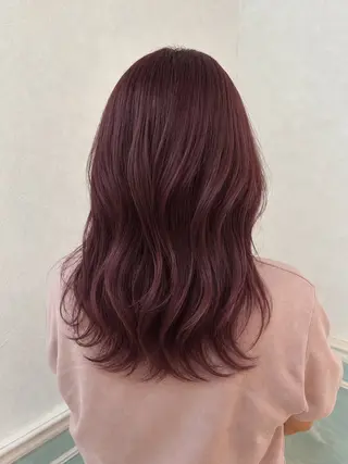 セミロング カラー 艶感暖色カラー🥀/ レイヤー / れいかのヘアスタイル