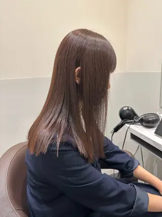 セミロング カラー 矢野 晃平のヘアスタイル