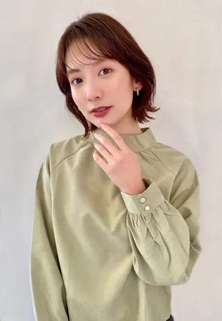 ミディアム 【吉祥寺でボブなら】 オガタソウイ🌿のヘアスタイル