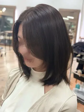 ミディアム 🤍韓国ヘア/ かえで🤍のヘアスタイル