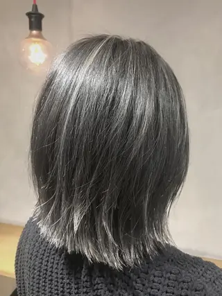 ショート カラー パーマ タカサキ ケイタのヘアスタイル