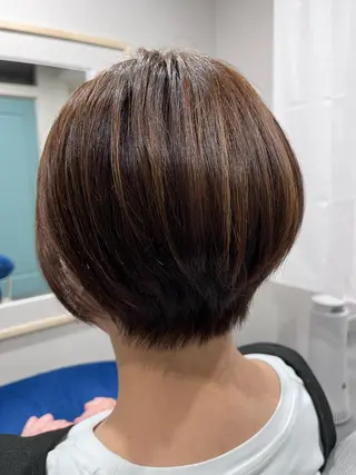ショート カラー liL hair サトウリョウタのヘアスタイル