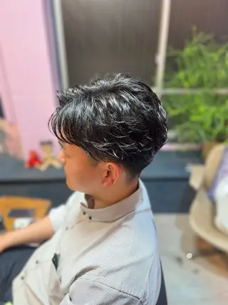 ショート メンズ 藤野 海翔のヘアスタイル