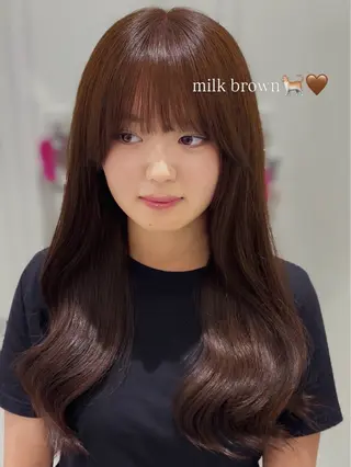 ロング ヘアアレンジ/ 暖色カラーひなち🎀のヘアスタイル