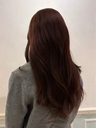 ロング 艶感暖色カラー🥀/ レイヤー / れいかのヘアスタイル
