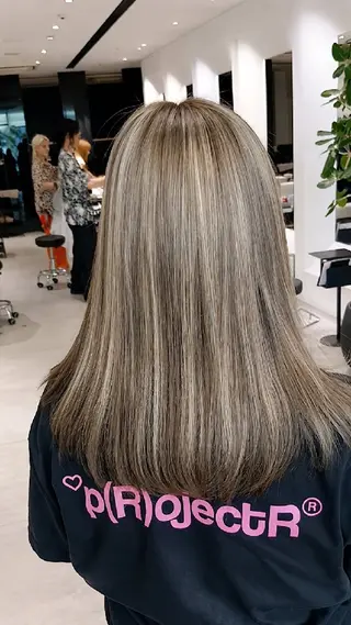 セミロング 千葉 光春のヘアスタイル