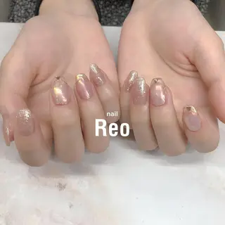 ミディアム ネイル Blowe ニュアンスのネイルデザイン