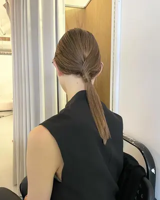 セミロング 佐伯 和佳のヘアスタイル