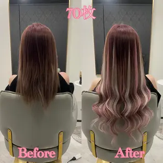 ロング シールエクステ ♡SAORI♡のヘアスタイル