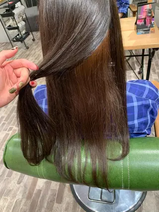 ロング カラー 韓国スタイル🇰🇷 annaのヘアスタイル