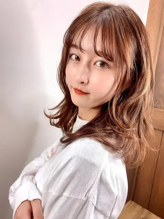 ミディアム TAKAHASHI LEAPSのヘアスタイル