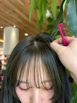 セミロング ハイライト/透明感 /レイヤー/HINAのヘアスタイル