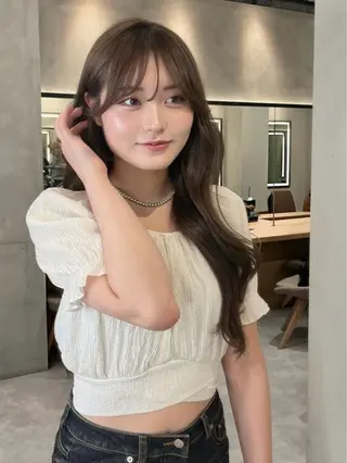 ロング カラー YUI  透明感🌱 艶カラー🍓浦和のヘアスタイル