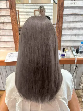 セミロング カラー 平山 唯翔のヘアスタイル