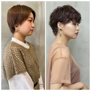 ショート パーマ ill副店長 立和田純也のヘアスタイル