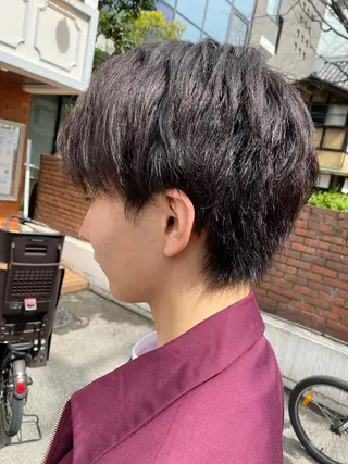 ショート カラー メンズ 渡辺 ゆみのヘアスタイル