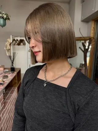 🌙ヘーゼルベージュ レイヤーカット🌙のヘアスタイル