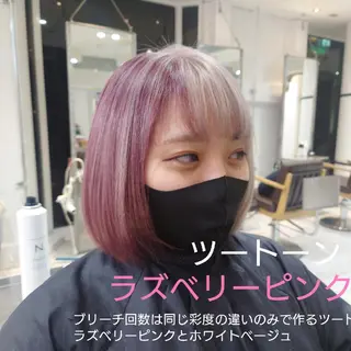 ショート カラー 艶髪✨ブリーチ職人 yasuのヘアスタイル