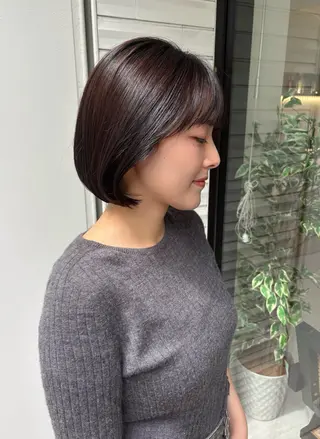 ショート 博多🍒ボブ🌼 ショート🌻大津成美のヘアスタイル