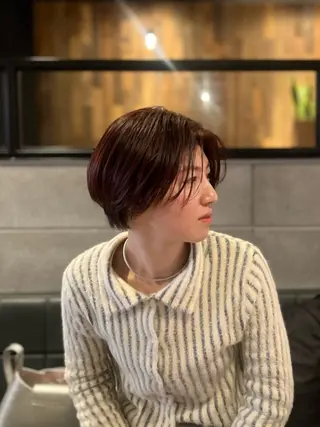 カラー 都築 明日香のヘアスタイル