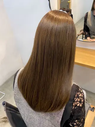 ロング ひがし はるなのヘアスタイル