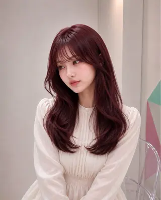 カラー ガーリー♡女の子っぽ ヘア♡ピンクカラー♡のヘアスタイル