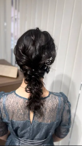 ミディアム ヘアアレンジ ブリーチモデル✂︎ カラー特化✨ひかり/のヘアスタイル