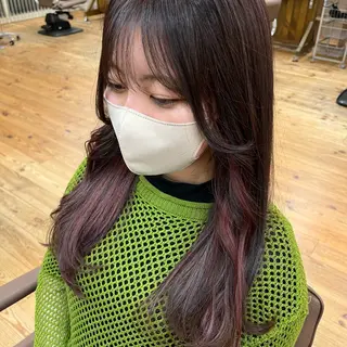 ロング 佐川 優夏のヘアスタイル