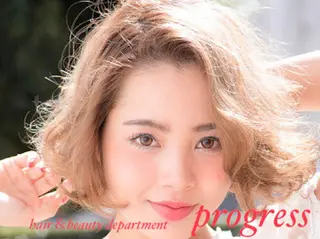 ミディアム カラー パーマ Ra.Mama ラママのヘアスタイル