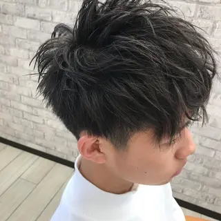 メンズ Oopsレイヤー 加藤澄都のヘアスタイル