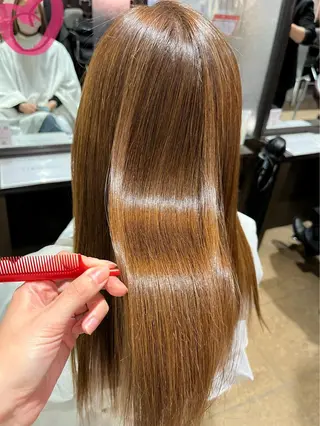 ロング 永瀬 恵のヘアスタイル