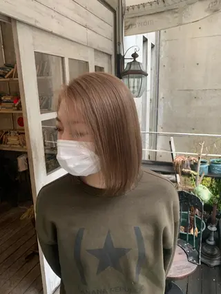 ショート カラー パーマ ヘアアレンジ メンズ キッズ ネイル マツエク・マツパ アイブロウ 垢抜けカラー ヒロムのヘアスタイル