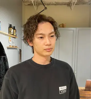パーマ メンズ 🤩噂のMr.髪ポジ ティブ®️yu🤩のヘアスタイル