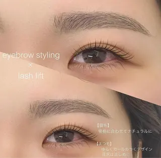 マツエク・マツパ アイブロウ kaede .のマツエク・マツパデザイン