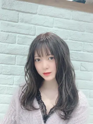 ロング カラー なりたいが叶う ながしまじゅんきのヘアスタイル