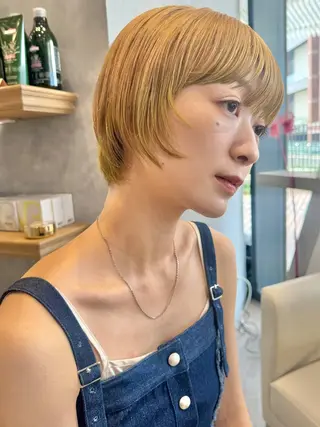 ショート 小顔ボブショート🌸 hinakoのヘアスタイル