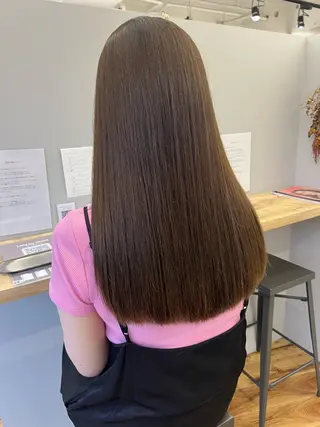ロング 檜谷 晴　顔周りカットのヘアスタイル