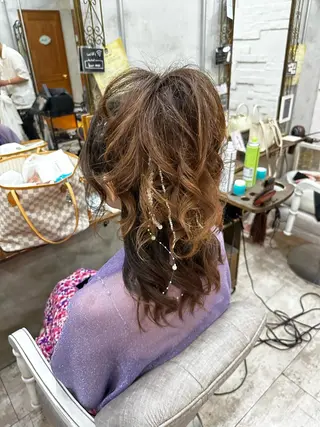ヘアアレンジ カット スパのヘアスタイル