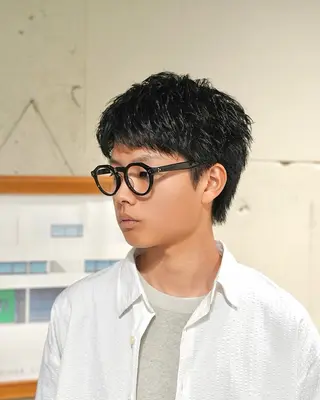 ショート パーマ メンズ メンズカット/パーマ タカハシ ユウトのヘアスタイル