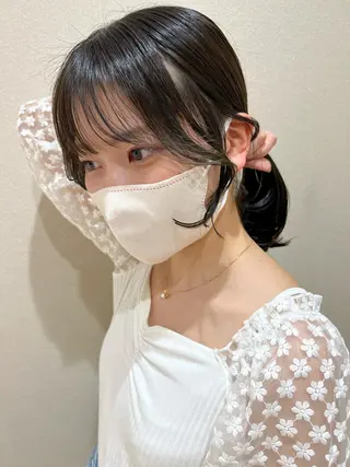 ミディアム カラー 外国人対応 佐久間のヘアスタイル
