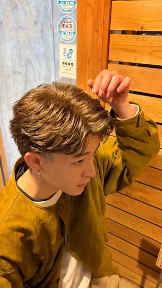 ショート カラー メンズ CALON本店よしき 透明感/似合わせのヘアスタイル